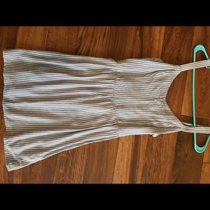 Hollister blue & white striped dress